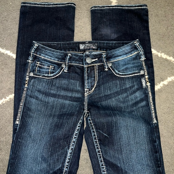 Silver Jeans Co Aiko Booutcut Jeans Size 27 - Picture 5 of 11